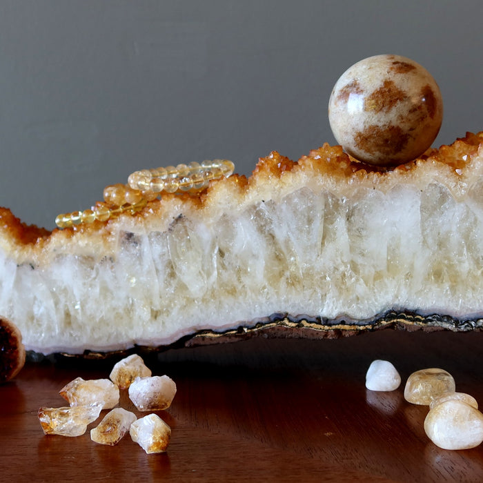 citrine stones and jewelry