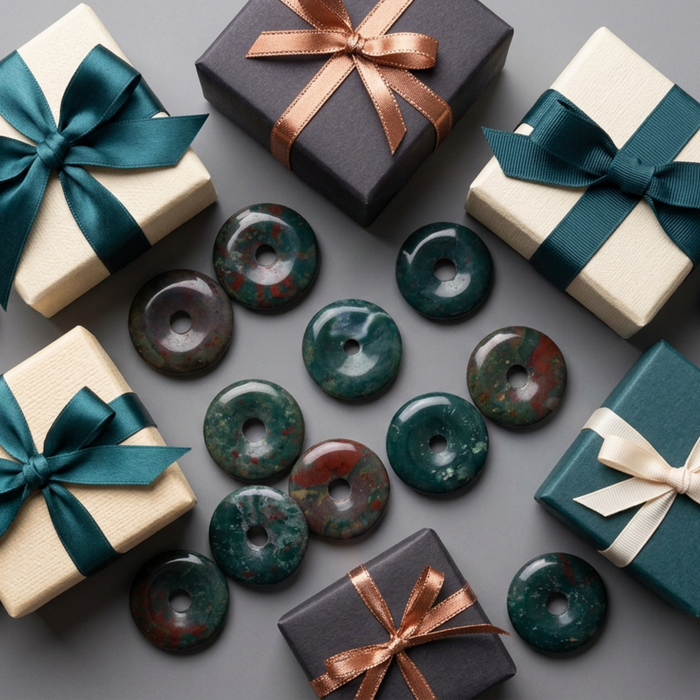 bloodstone donuts and gift boxes