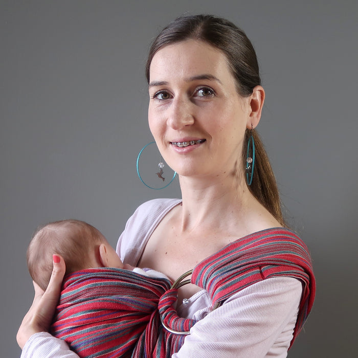 Earrings with Lucia & Baby