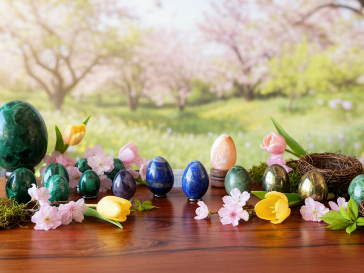 Top 12 Gemstone Eggs for Spring Renewal | Satin Crystals