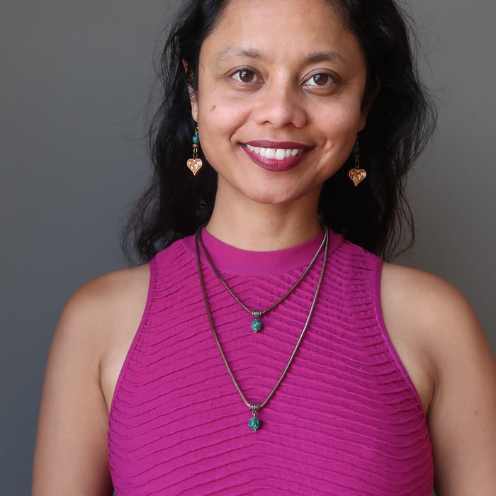 Inspiration behind Malachite Emerald Isle Necklaces