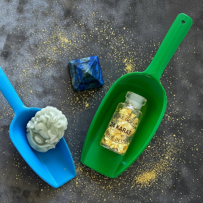 shovels and crystals