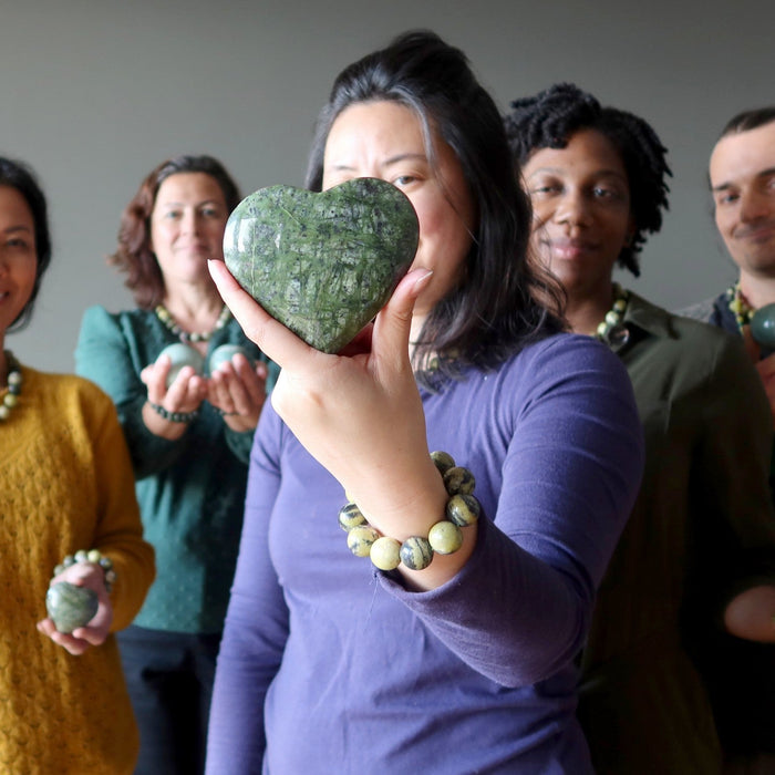 Serpentine Stone Showcase Spiritual Seer