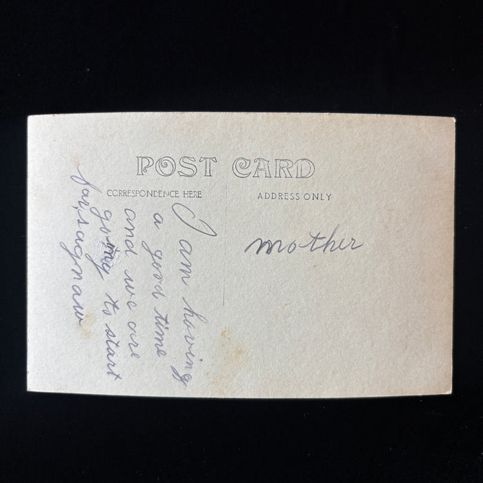 Vintage Postcard RPPC Pine Creek Perrinton Gratiot Michigan River Landscape