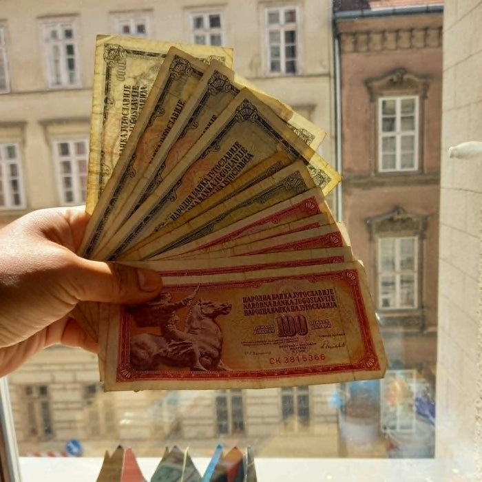 Vintage Banknote 29pc Europe Set Austria Germany Greece Hungary Turkey Yugoslavia Money
