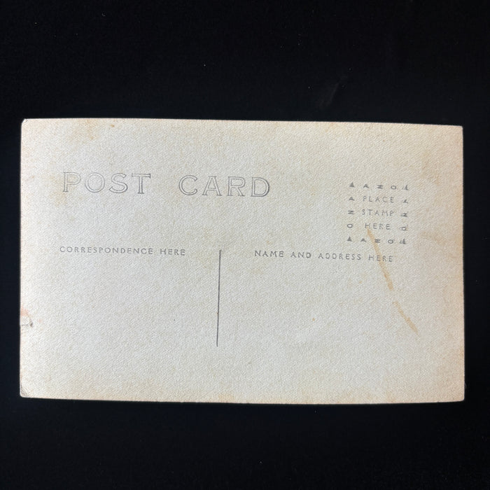 Antique Postcard RPPC Edwardian Man Pinstripe Suit Studio Portrait Mens Fashion