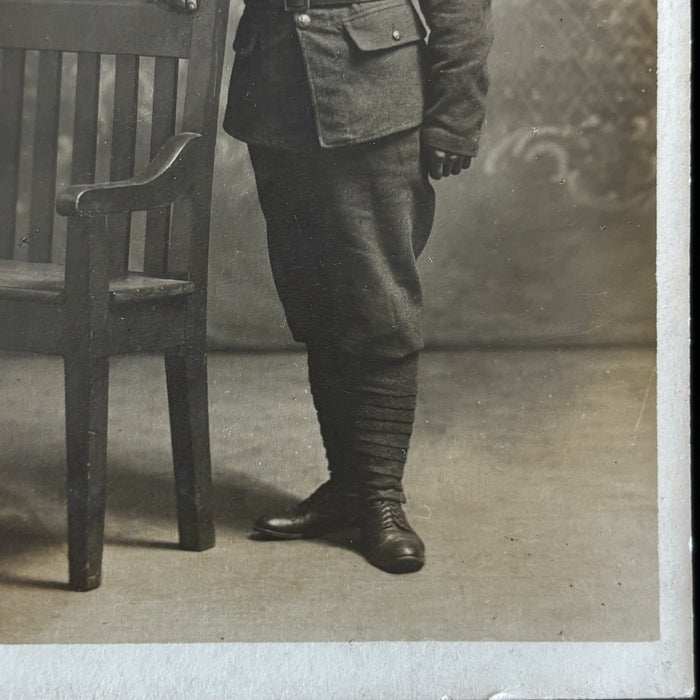 Antique Postcard Lot WWI Scottish Soldier Kilt Red Cross Medic Aberdeen Scotland Studio