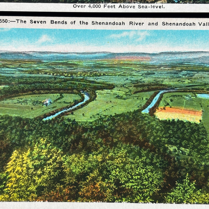 Vintage Postcard Lot Shenandoah Valley Park Virginia Tunnel Cave Grotto Skyline