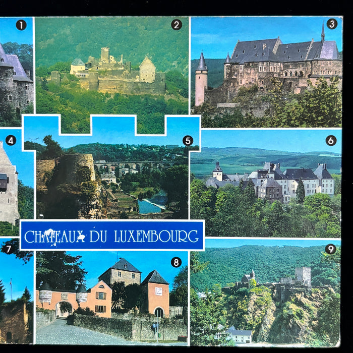 Vintage Postcard Lot Luxembourg Grand Ducal Palace Castle Church Altar European