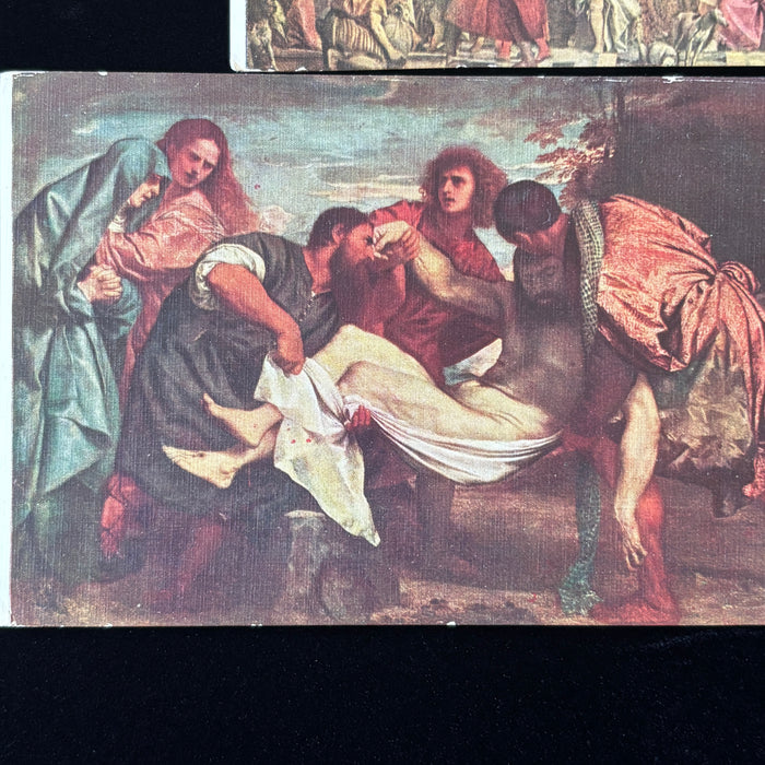 Antique Postcard Lot Louvre Museum Fine Art Wedding Cana Titian Bastien Lepage