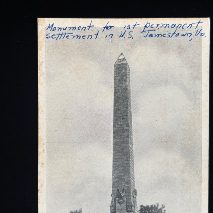 Vintage Postcard Lot Jamestown Yorktown Monument Church Tower Ruins Virginia