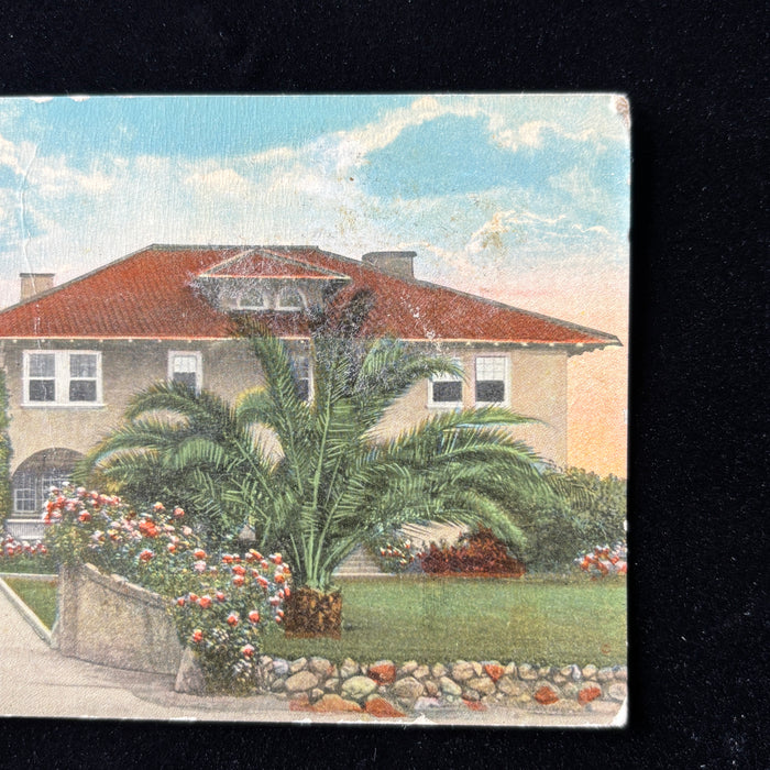 Vintage Postcard 1920s California Dream Ontario Home Orange Inland Empire