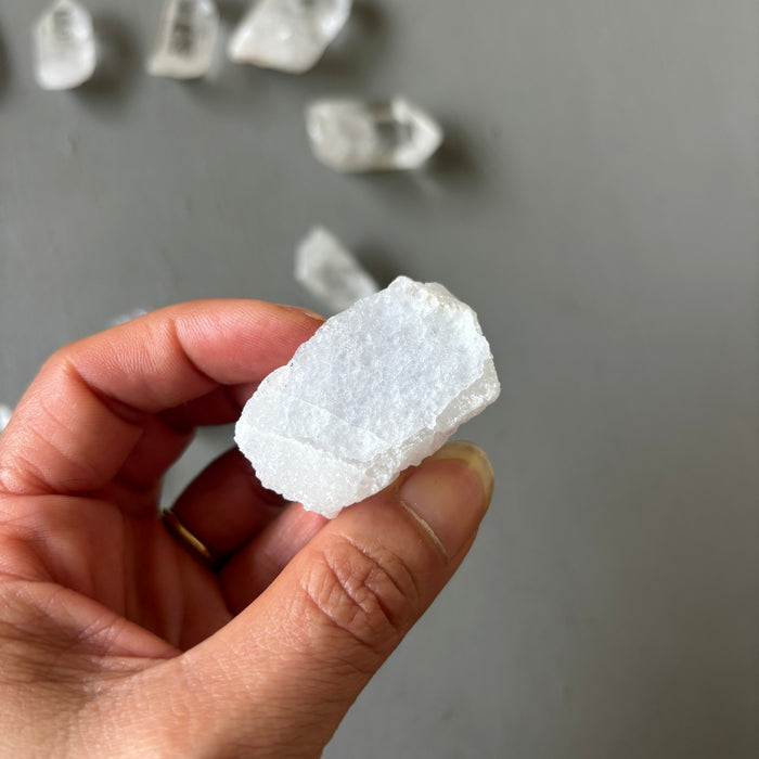 Heart Chakra Raw Crystal Love Set: 13 Quartz, Rose, Amethyst