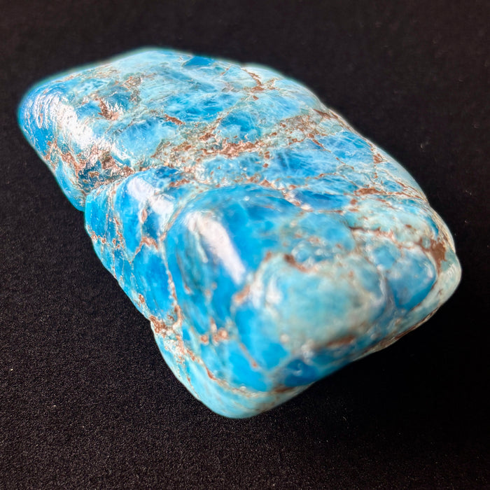 Apatite Tumbled Stone Blue Burst Crystal