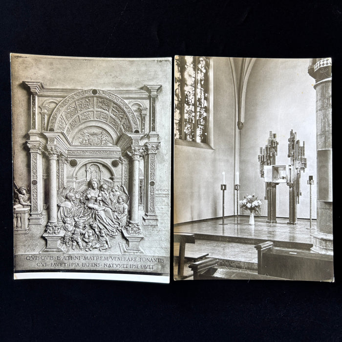 Vintage Postcard Lot RPPC German Sacred Art Augsburg Monchengladbach Church Set