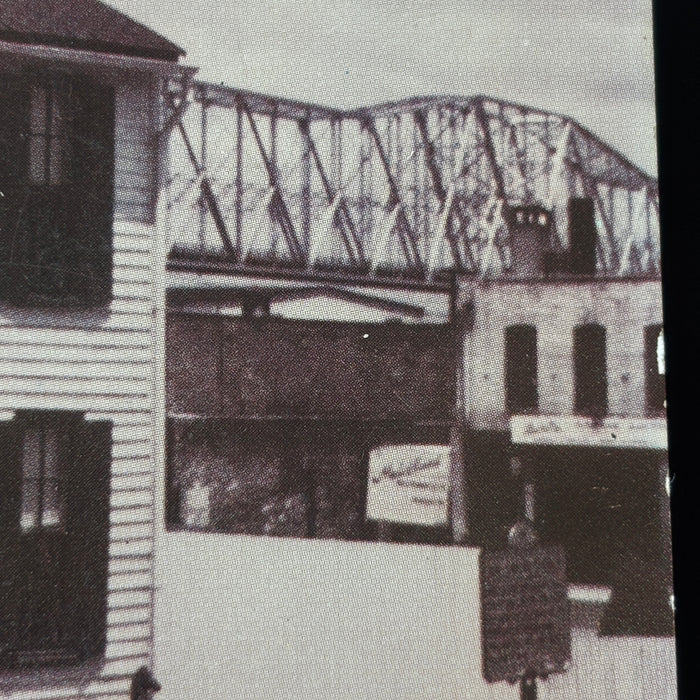 Vintage Postcard 1952 Mark Twain Boyhood Home Bridge Hannibal MO John Winkler