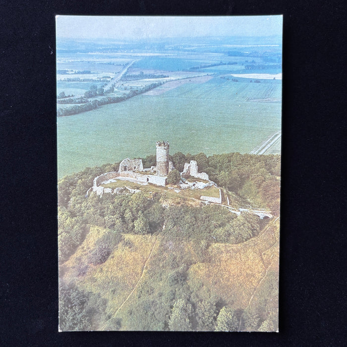 Vintage Postcard East German Aerial View Muhlburg Castle Interflug Aero-Foto DDR