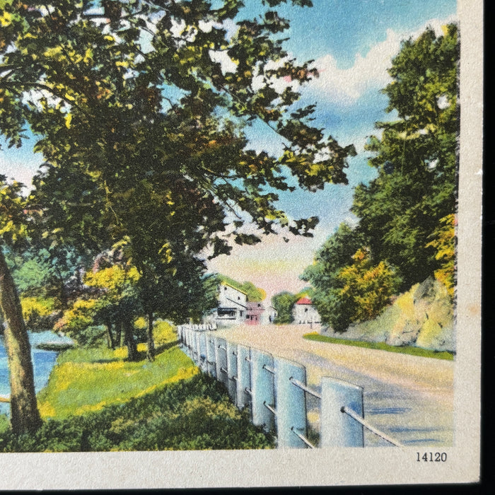 Vintage Postcard Lot Canoe Blue Ridge Mountain Chimney Rock Lake Lure Rivers