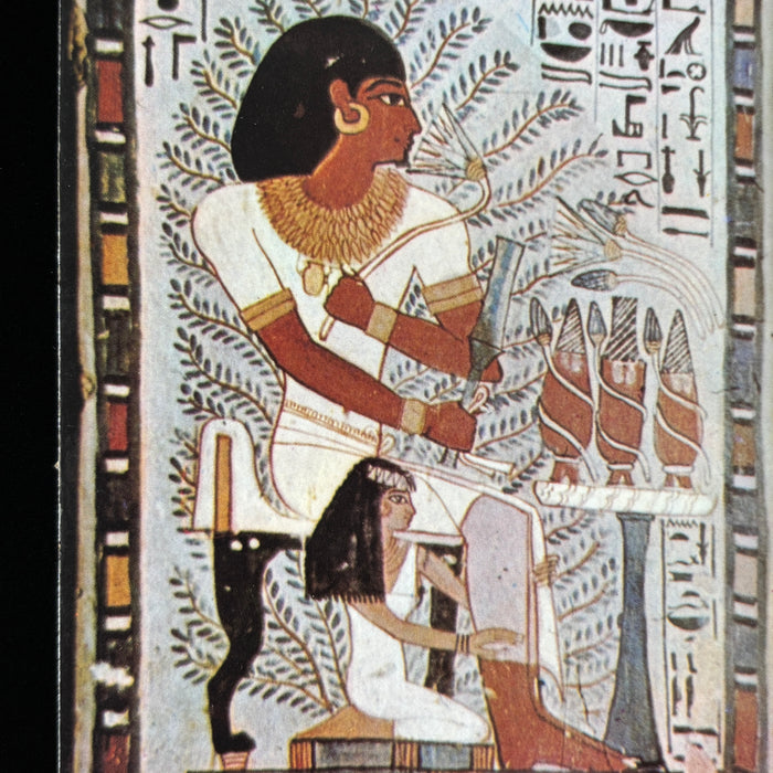 Vintage Postcards Lot Egypt Cairo Tomb Frescoes Art Painting Musicians Ephemera