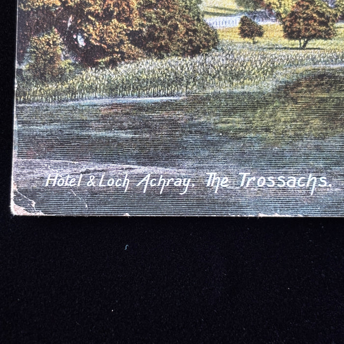 Antique Postcard 1900s Loch Achray Trossachs Hotel Scotland Statesman Canada