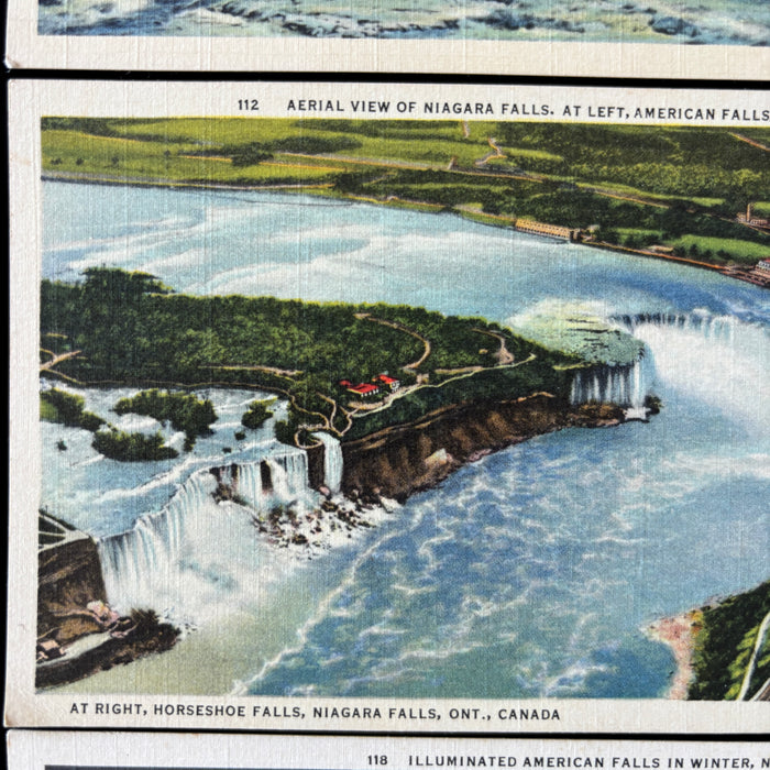 Vintage Postcard Lot Niagara Falls American Whirlpool Rapid New York Boat Bridge