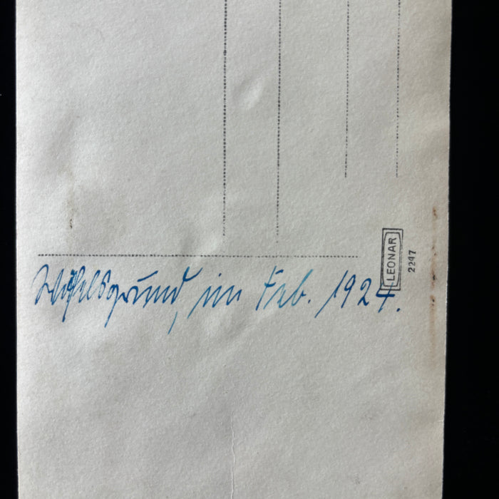 Vintage Postcard 1927 RPPC Ski Wölfelsgrund Silesia Germany Międzygórze Poland