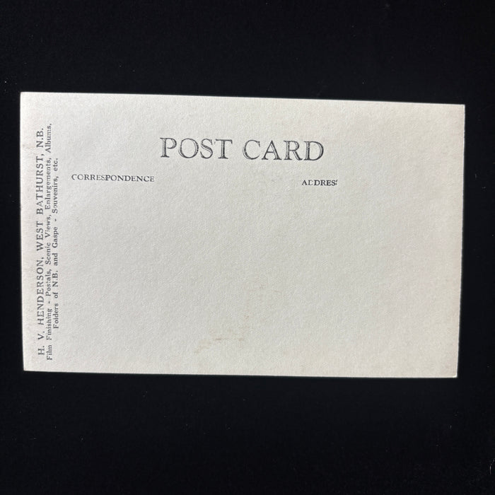 Vintage Postcard 1930s RPPC Gaspe Canada Rugged Cliff Hwy Engineering Henderson