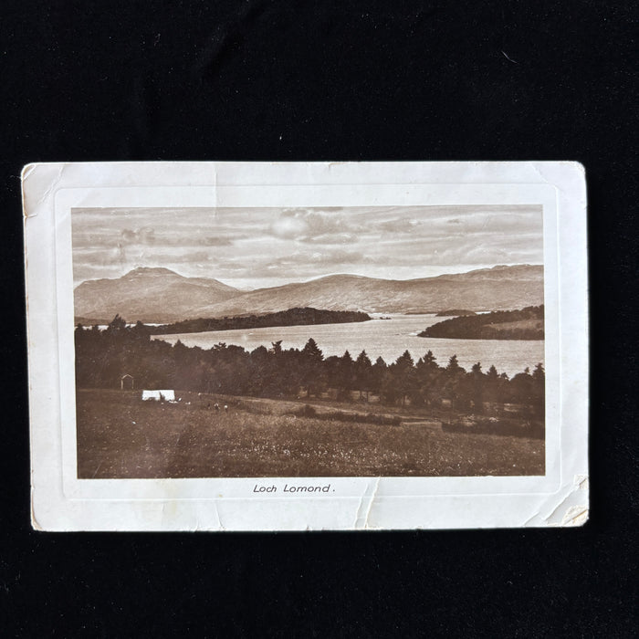 Vintage Postcard 1948 Loch Lomond RPPC Annie Get Your Gun Musical Kent England
