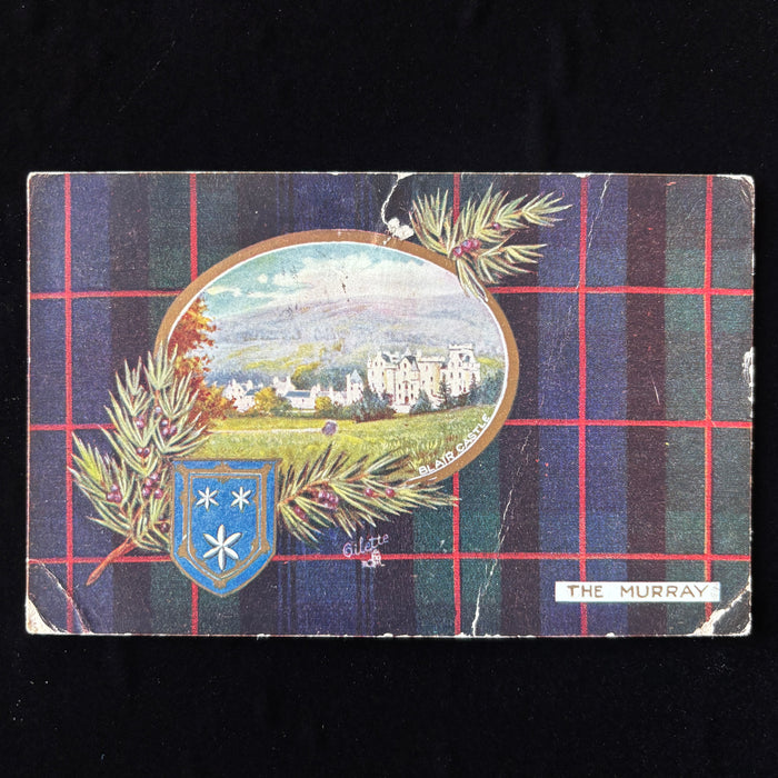 Antique Postcard 1916 Clan Murray Blair Castle Berry Pick Alyth Scotland Canada