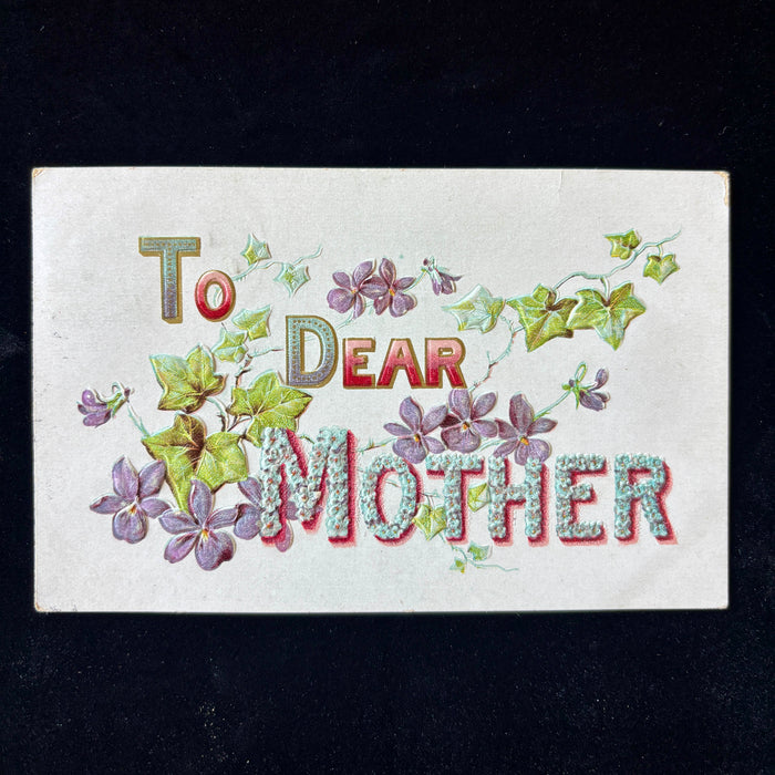 Antique Postcard 1909 Dear Mother Potlatch Idaho Farming Egg Dye Social History