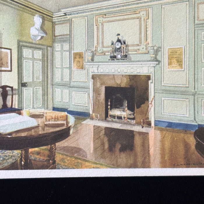 Vintage Postcard Lot George Washington Mansion Garden Art Deco Library Mt Vernon