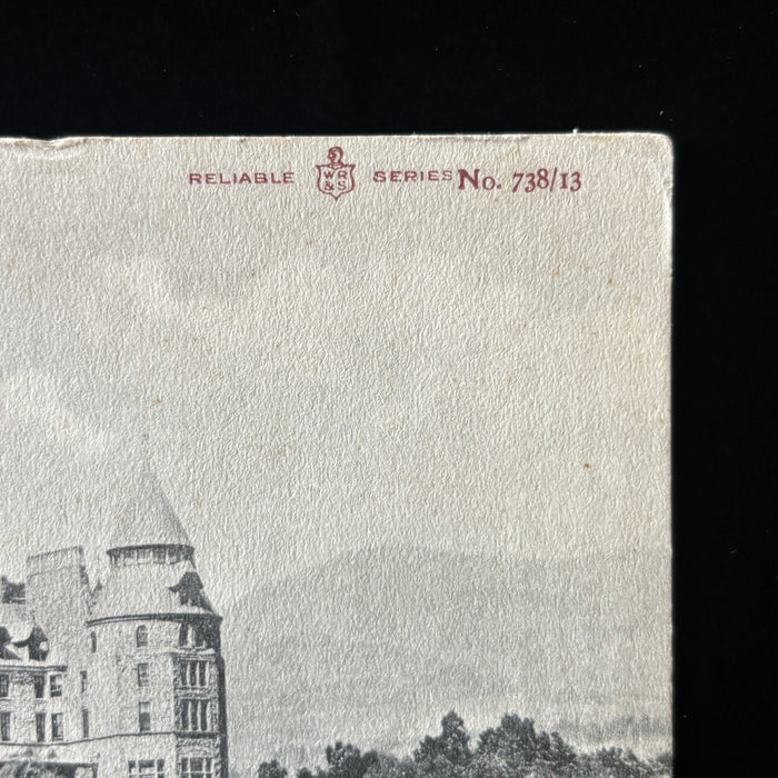 Antique Postcard 1909 Atholl Hydropathic Healing Fancy Dance Pitlochry Ireland