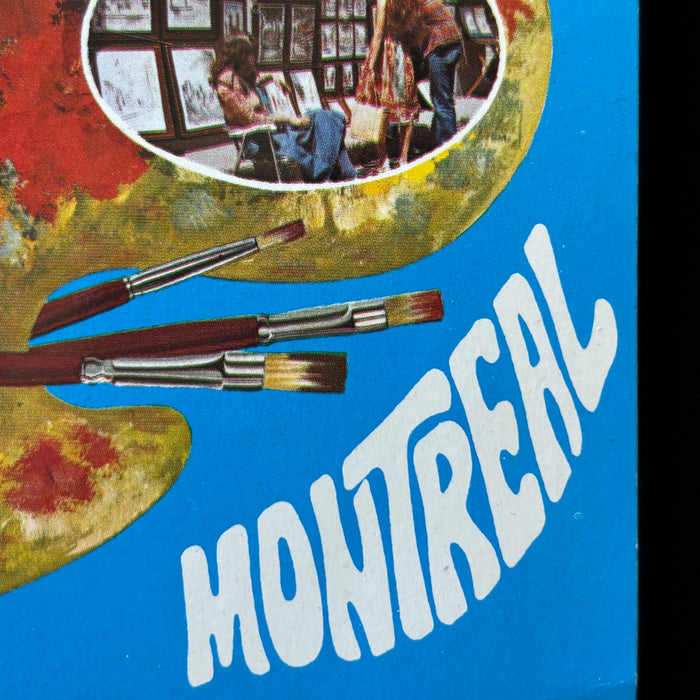 Vintage Postcard 1978 Deltiology Collector Montreal Canada Artist Palette Amable