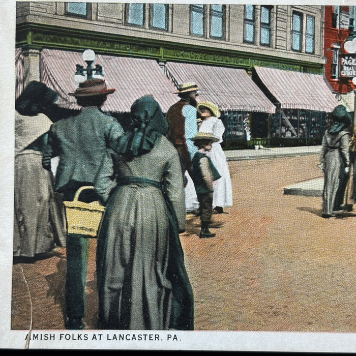 Vintage Postcard Lot Pennsylvania Lancaster Susquehanna Club Amish Hotel Horse