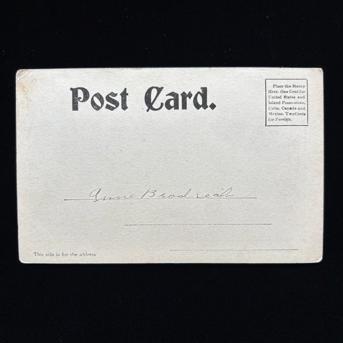 Antique Postcard Post Office Gothic Granite Architecture Concord New Hampshire