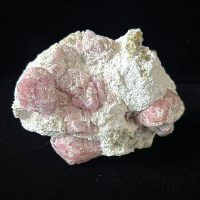 Garnet Cluster Pink Green Grossular Gemstone Specimen