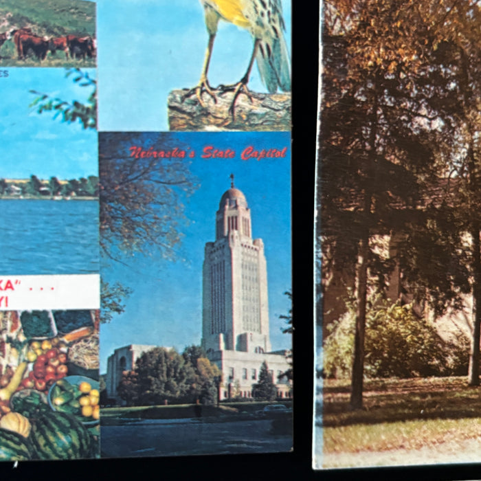 Vintage Postcard Lot Nebraska Greetings Lincoln Bellevue Church Scotts Bluff