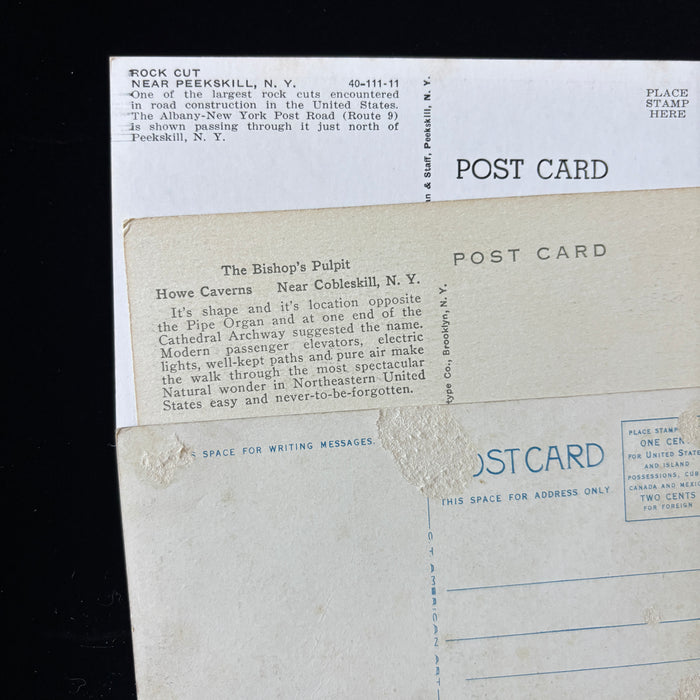 Vintage Postcard Lot Rock Cut Howe Caverns Watkins Glen Peekskill Gorve Caves NY