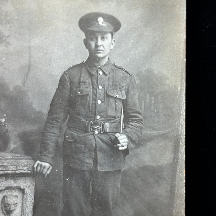 Antique Postcard Lot Same British Soldier RPPC Peterhead Scotland Uniform