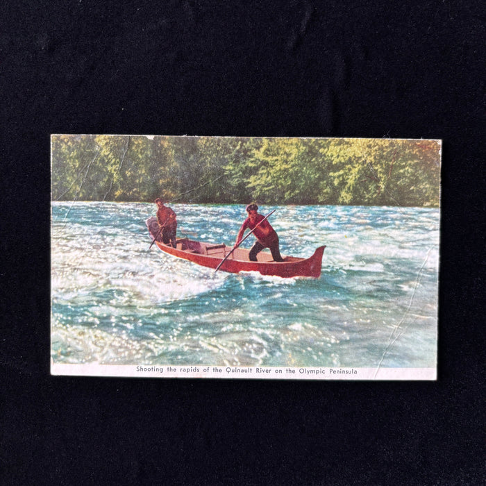 Vintage Postcard 1940s Soldier Mail Set WWII Saga War Norwegian Quinault River