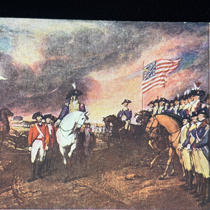 Antique Postcard Lot DC Rotunda Paintings Surrender Cornwallis Pilgrims Rainbow