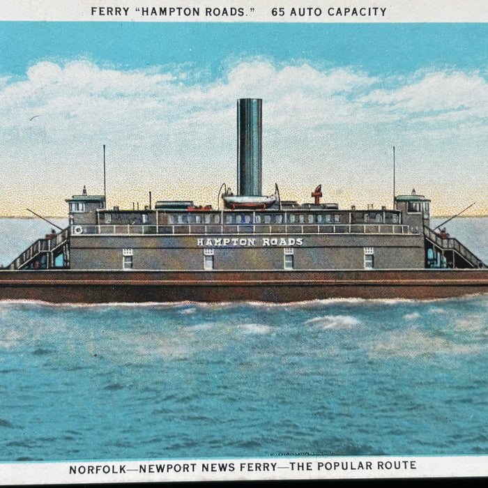 Vintage Postcard Lot Maritime Hot Dogs Norfolk Newport News Ferry Hampton VA
