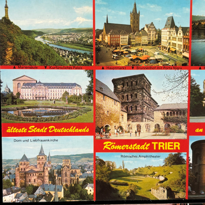 Vintage Postcard Lot Germany Cold War Berlin Frankfurt Trier Koblenz Travel Set