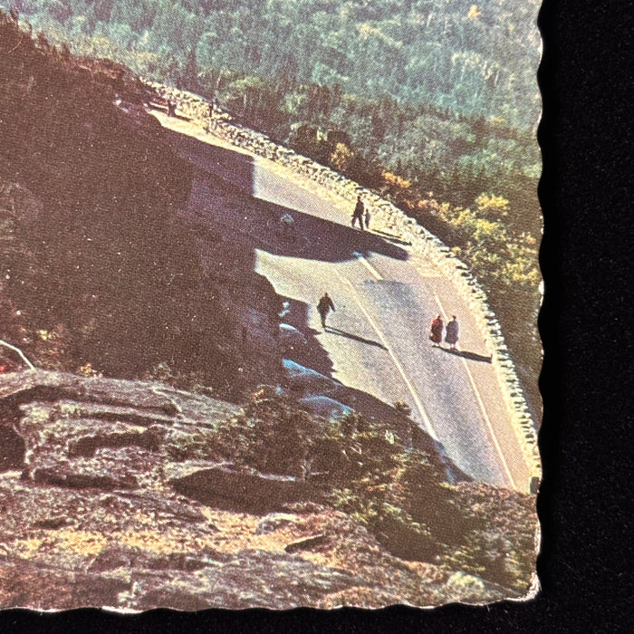 Vintage Postcard Whiteface Mountain Adirondacks NY Aerial Castle Tower Tourists