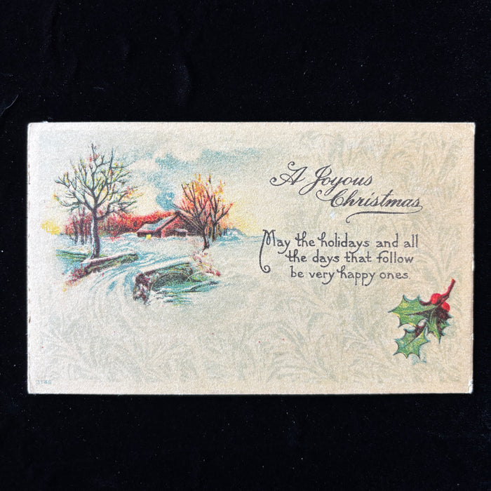 Antique Postcard 1910s Church Candy Kalama Washington Christmas Blackfoot ID