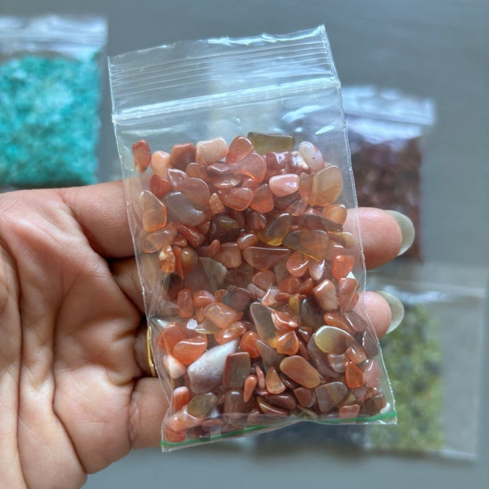 Gemstone Pebbles Natural Crystal Mix Lot 1.8 lbs