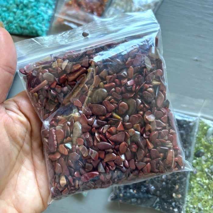 Gemstone Pebbles Natural Crystal Mix Lot 1.8 lbs