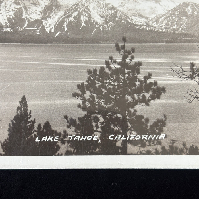 Vintage Postcard 1939 RPPC Young Gay Crowd Rhumba Dance Lake Tahoe California