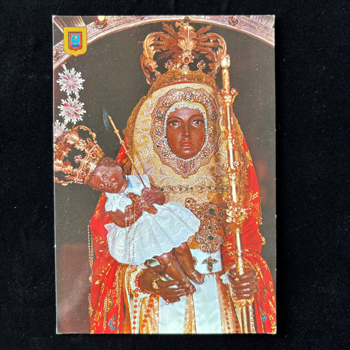Vintage Postcard 2000s Black Madonna Virgin Candelaria Tenerife Canary Islands