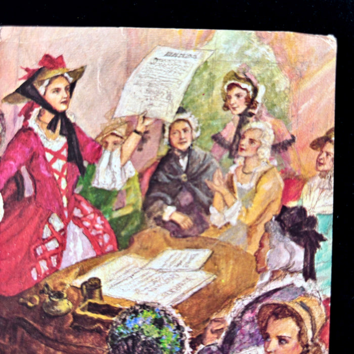 Vintage Postcard Penelope Barker Edenton Tea Party 1976 American Revolution